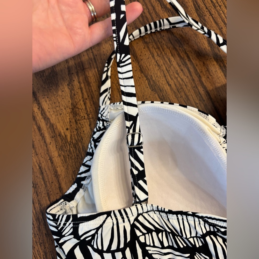 Island supply Co. Caribbean Joe women’s palm tankini top size 18 - Picture 4 of 14